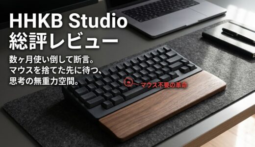 【総評】HHKB Studioを徹底レビュー！マウスを捨てて得られた最高の体験
