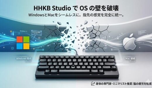 HHKB StudioはMacとWindowsの併用に最適？シームレスな切り替え術